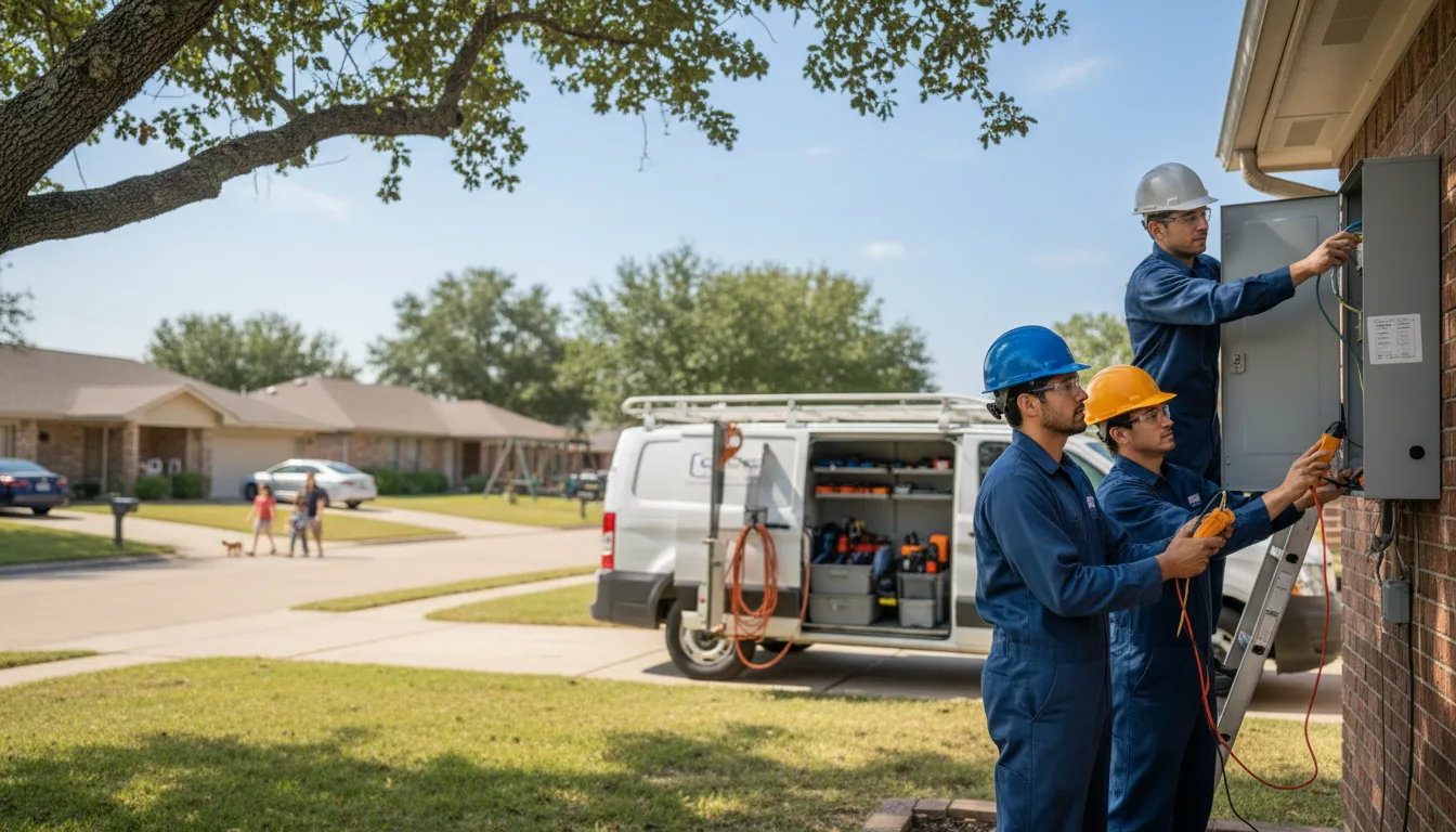 Certified electrician providing emergency electrical services in Harvard, IL